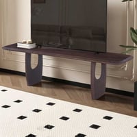 Tv-meubel Braga - 160x45x45cm - massief mangohout - donkerbruin