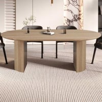 Ovale eettafel Lagos - 220x110x76cm - eikdecor