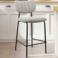 Barkruk Georgi | 46 x 53 x 97 cm | Grijs