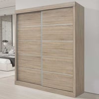 Schuifdeurkast Mike | 182,5 x 52,5 cm x 197,5 cm | Sonoma-afwerking