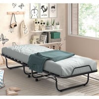 Plooibed Xenia 90x200 cm - inclusief matras - zwart