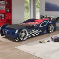 Autobed Blauw Grand Turismo - Formule 1 kinderbed