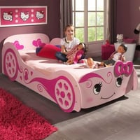 Roze Autobed Hello Pretty - Schattig bedje voor meisjes