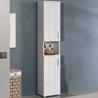 Kolomkast Wons | 37 x 31 x 192 cm | Wit