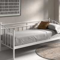 Kajuitbed Sablo metaal 90x200 - wit
