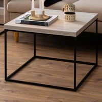 Salontafel Barossa - 60x60x45cm - travertijn