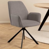 Eetkamerstoel Glenda - draaibaar - taupe