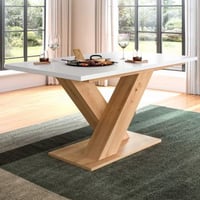 Uitschuifbare Eettafel Motion Emob - 150-190x76x90 cm - Wit & Artisan