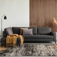 Hoekbank Manetto links - antraciet
