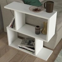 Bijzettafel Evans - 60x20x59cm - wit