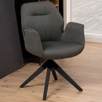 Eetkamerstoel Aubin - donkergrijs