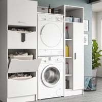 Wasmachinekast Free Xonox - Wit - 66x195x62cm