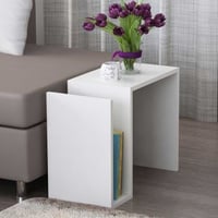 Bijzettafeltje Yosun - 61x30x47cm - wit