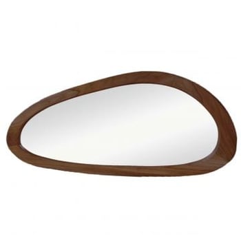 Wandspiegel Tide - 120x65cm - teakhout