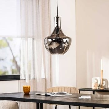 Hanglamp Fumé 37cm - fumé glas