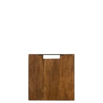 Snijplank vierkant mango hout bruin small
