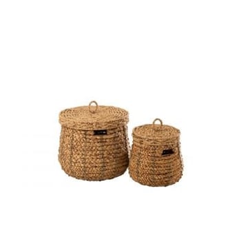 Set van 2 manden maurice waterhyacint naturel