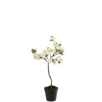 Bloesemboom plastiek wit/bruin small