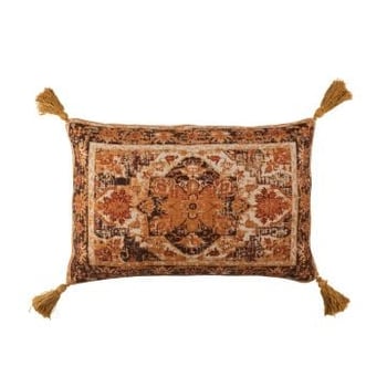 Kussen vintage polyester rechthoek mix