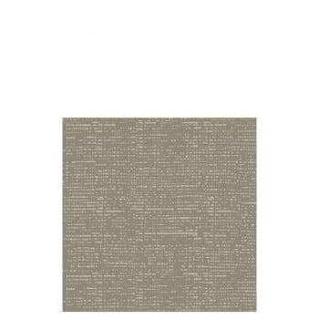 Pak 12 servet textielpapier taupe large