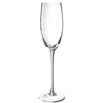 Fluteglas gl transp 6x21cm