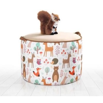 Fluffe Kindervleugelstoel | 100% MICROFIBER | Veelkleurig