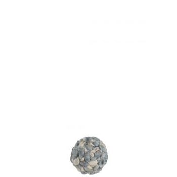 Bal schelpen licht blauw small
