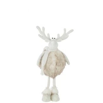 Rendier staand poly beige medium