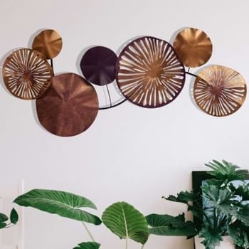Wallity Decoratieve Metalen Wandaccessoire | 100% Metaal | Veelkleurig