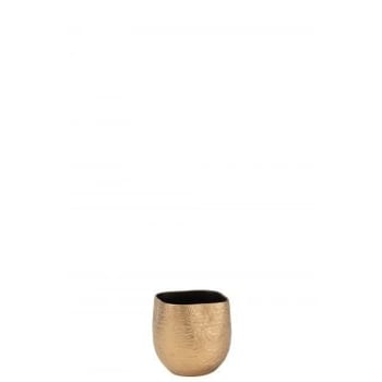 Bloempot audrey keramiek goud extra small
