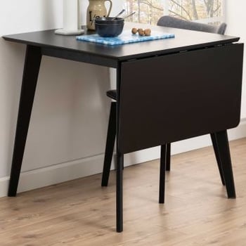 Eettafel Rover 80/120x80 - zwart