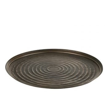 Plateau rond klassiek ijzer brons large