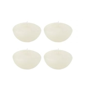Doos 4 drijfkaars wit large-8u