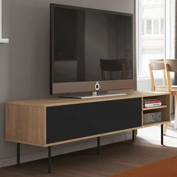 Tweede kans Tv-meubel Watt 165cm - eik/zwart