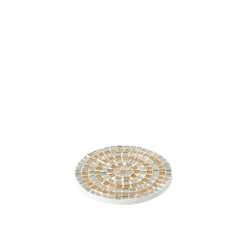 Plateau mozaiek glas zilver/goud small