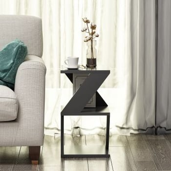 Albeni Bijzettafel | 100% MELAMINE | Antraciet