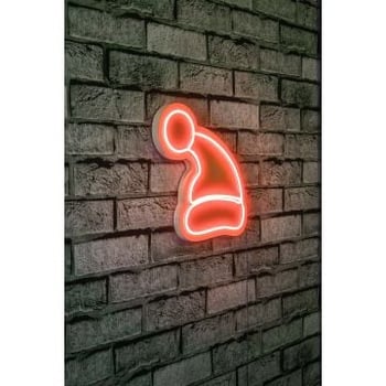Neonverlichting kerstmuts - Wallity reeks - Rood