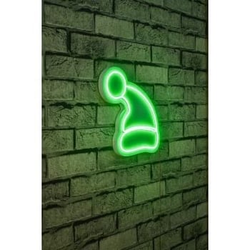 Neonverlichting kerstmuts - Wallity serie - Groen