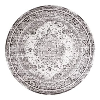 Chique Havana Zwart/Wit vloerkleed - 200cm Chenille Polyester