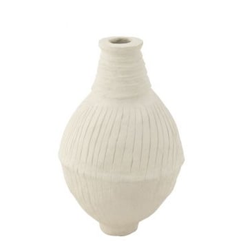 Pot laxmi papier mache wit