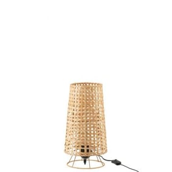 Vloer lamp lena rotan natural