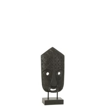 Masker op voet albasiahout zwart small