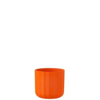 Bloempot summer keramiek oranje small