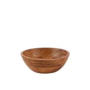 Kom acacia hout donker naturel small