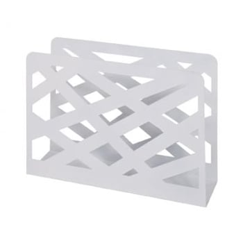 Tijdschriftenrek | 35 x 10 x 26 cm | Wit