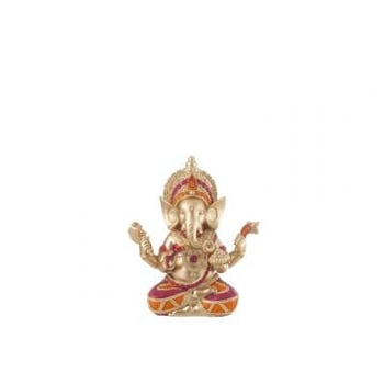 Ganesha zittend resin small