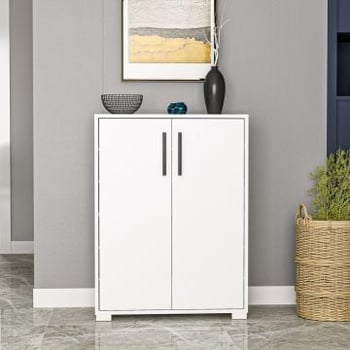 Woody Modieus Schoenenkastje | 100% Melamine Gecoat | Wit