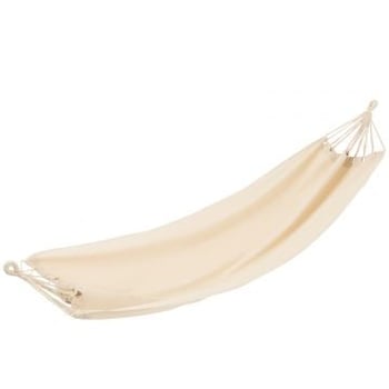 Hangmat effen katoen/polyester licht beige