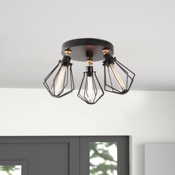 Strakke en moderne kroonluchter | Moderne decoratieve verlichting | Zwart Goud