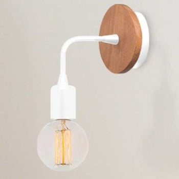 Dartini Wandlamp | METALEN BEHUIZING | Wit